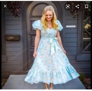 LoveShackFancy Target Floral 80s Cottagecore Gown